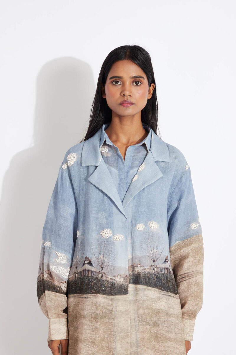 Linen Peark Jacket